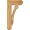 Ekena Millwork Imperial Craftsman Rough Sawn Bracket w/ Offset Brace, Western Red Cedar, 6"W x 14"D x 26"H BKT0604X14X26IMP04RWR - alternate 4